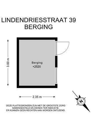 Floorplan - Lindendriesstraat 39, 6181 NB Elsloo